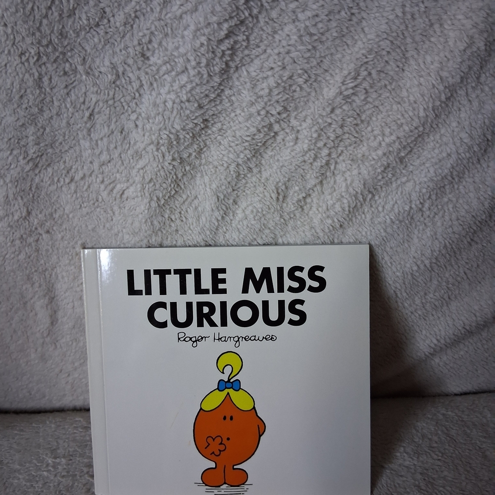 Little Miss Curious Book - Orange and Blue